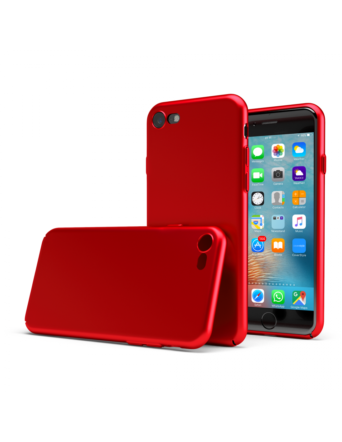 BRAND SET Cover per iPhone SE 2020 Custodia Ultrasottile in Pelle PU con Supporto e Slot per Schede/Fibbia Magnetica Invisibile Case per iPhone SE 2020(Blu
