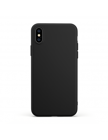 MatteFlex 0.6 - Cover Flessibile Opaca per iPhone X - Nero