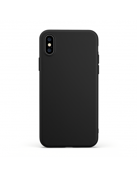 MatteFlex 0.6 - Cover Flessibile Opaca per iPhone X - Nero