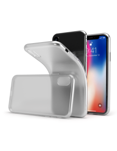 Cover Flessibile Opaca Trasparente per iPhone X - FrostFlex