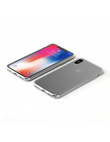 Cover Flessibile Opaca Trasparente per iPhone X - FrostFlex