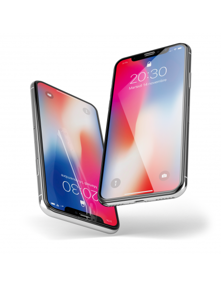 Vetro Temperato Semi-Totale per iPhone X - HyperGlass 0.3 PRO - 2pz.