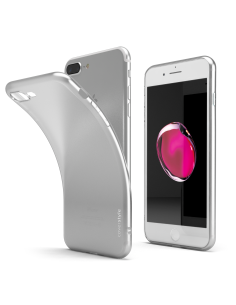 FrostFlex - Cover Trasparente Opaca per iPhone 7 Plus (5.5")