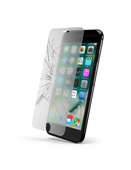 Pellicola in Vetro Temperato Opaco 0.3 mm per iPhone 7 (4.7") - HyperGlass M 0.3