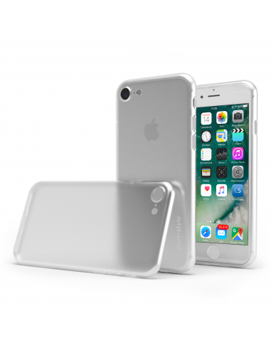 UltraFrost 0.4® - Custodia Ultra Sottile 0.4mm + Effetto Ghiaccio per iPhone 7 (4.7") - Trasparente Opaco