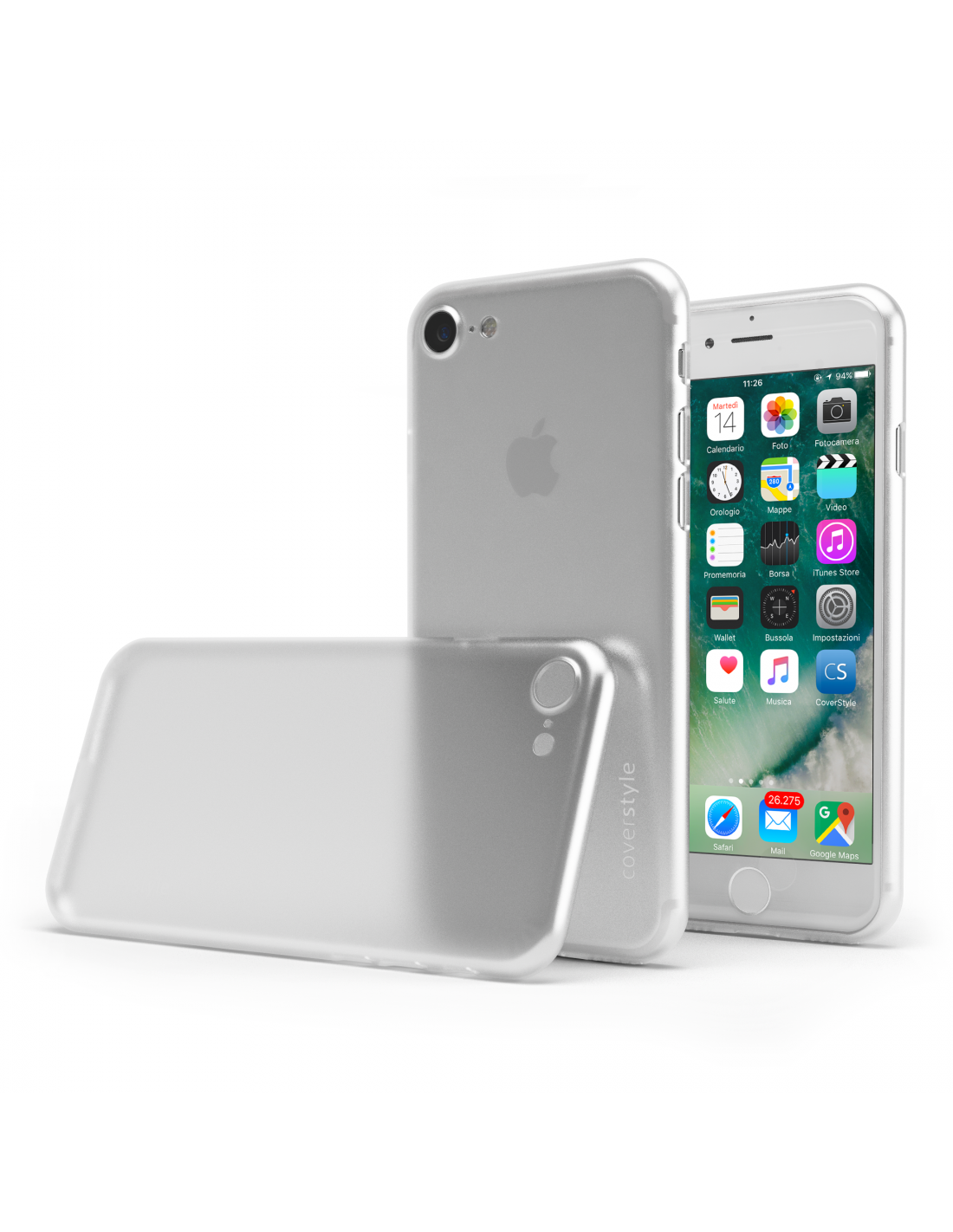 MyGadget Cover per iPhone SE 2022 | 2020 | 7 | 8 - Custodia Protettiva in Silicone Morbido – Case TPU Flessibile - Ultra Protezione Antiurto - Blu re