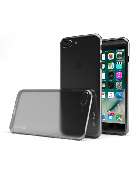 UltraFrost 0.4® - Custodia Ultra Sottile 0.4mm + Effetto Ghiaccio per iPhone 7 (4.7") - Nero Opaco UltraFrost 0.4® - Custodia Ultra Sottile 0.4mm + Effetto Ghiaccio per iPhone 7 (4.7") - Nero Opaco