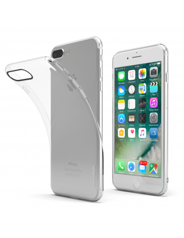 ZeroFlex ADV - Cover Sottile Flessibile 1.0mm + Bordo Fotocamera Rinforzato per iPhone 7 (4.7") - Trasparente