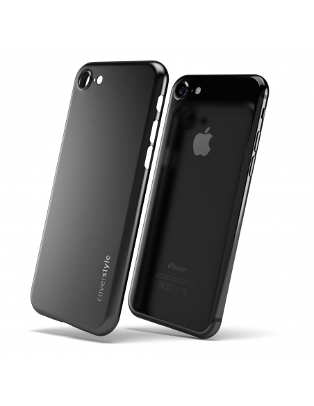 UltraFrost 0.4® - Custodia Ultra Sottile 0.4mm + Effetto Ghiaccio per iPhone 7 (4.7") - Nero Opaco UltraFrost 0.4® - Custodia Ultra Sottile 0.4mm + Effetto Ghiaccio per iPhone 7 (4.7") - Nero Opaco