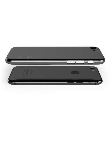 UltraFrost 0.4® - Custodia Ultra Sottile 0.4mm + Effetto Ghiaccio per iPhone 7 (4.7") - Nero Opaco