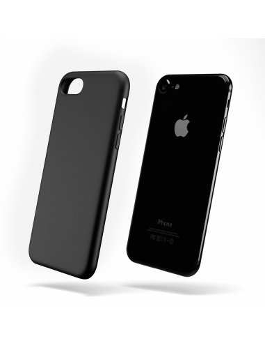 Custodia LiquidSoft® in Silicone + Interno Microfibra - iPhone 7/8 - Nero