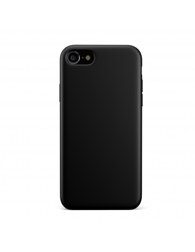 Custodia LiquidSoft® in Silicone + Interno Microfibra - iPhone 7/8 - Nero