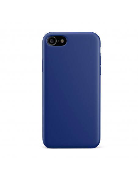 Custodia LiquidSoft® in Silicone + Interno Microfibra - iPhone 7/8 - Blu Cobalto
