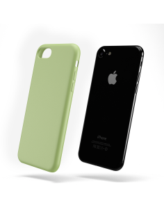 Custodia LiquidSoft® in Silicone + Interno Microfibra - iPhone 7/8 - Verde Chiaro 2