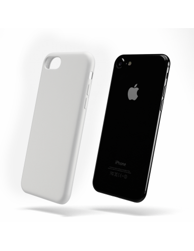 Custodia LiquidSoft® in Silicone + Interno Microfibra - iPhone 7/8 - Bianco