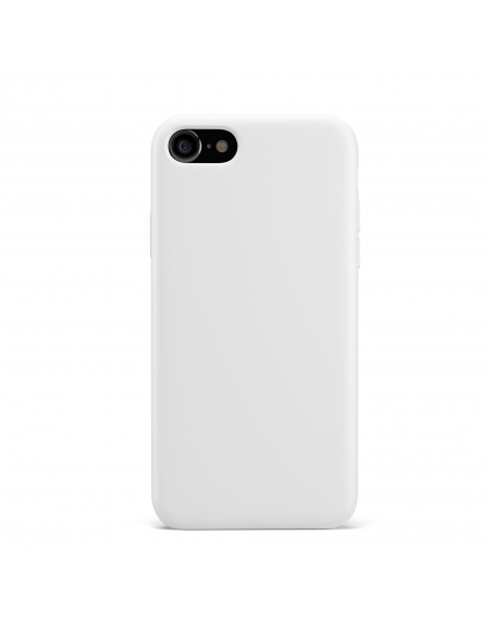 Custodia LiquidSoft® in Silicone + Interno Microfibra - iPhone 7/8 - Bianco