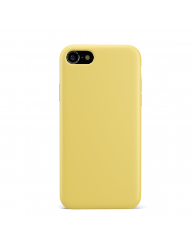Custodia LiquidSoft® in Silicone + Interno Microfibra - iPhone 7/8 - Giallo