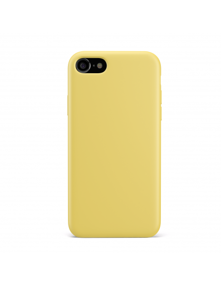 Custodia LiquidSoft® in Silicone + Interno Microfibra - iPhone 7/8 - Giallo