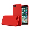 Custodia LiquidSoft® in Silicone + Interno Microfibra - iPhone 7/8 - Rosso