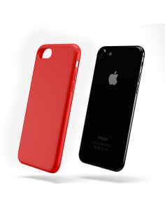 Custodia LiquidSoft® in Silicone + Interno Microfibra - iPhone 7/8 - Rosso 2