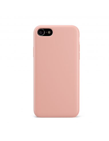 Custodia LiquidSoft® in Silicone + Interno Microfibra - iPhone 7/8 - Rosa Scuro