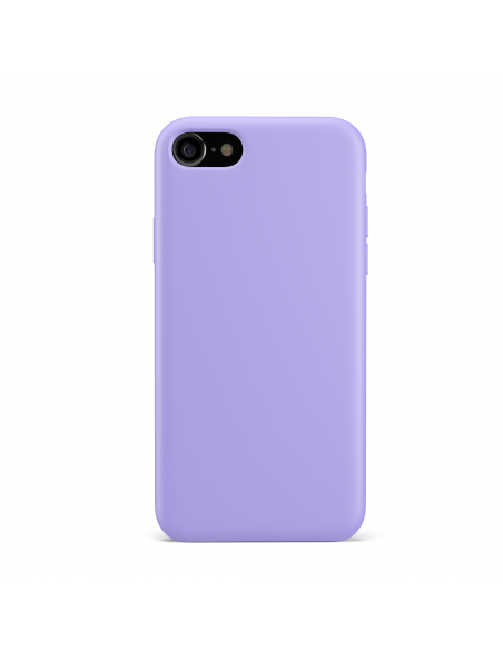 Custodia LiquidSoft® in Silicone + Interno Microfibra - iPhone 7/8 - Viola