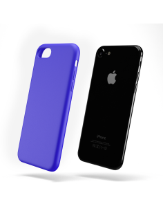 Custodia LiquidSoft® in Silicone + Interno Microfibra - iPhone 7/8 - Blu Vivido 2