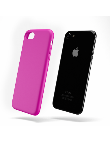 Custodia LiquidSoft® in Silicone + Interno Microfibra - iPhone 7/8 - Fucsia