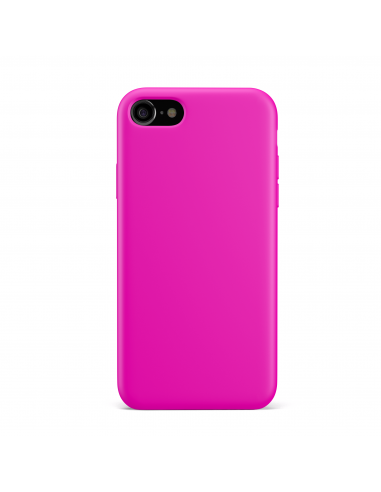 Custodia LiquidSoft® in Silicone + Interno Microfibra - iPhone 7/8 - Fucsia