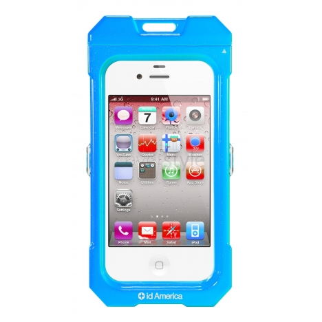 id America - Custodia Impermeabile per iPhone 4/4S - Blu