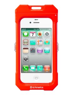 id America - Custodia Impermeabile per iPhone 4/4S - Rosso