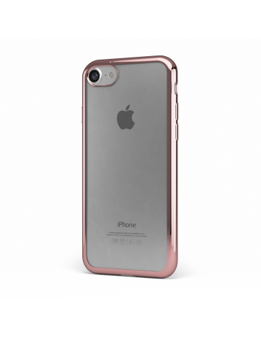 Custodia Bordo Cromato Oro Rosa per iPhone 7/8 (4.7") - ChromFlex