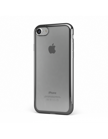 Custodia Bordo Cromato Grigio per iPhone 7/8 (4.7") - ChromFlex