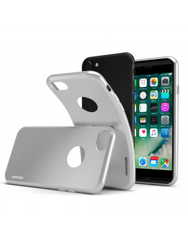 Custodia Flessibile Cromata Opaca per iPhone 7/8 (4.7") - ChromFlex TOTAL