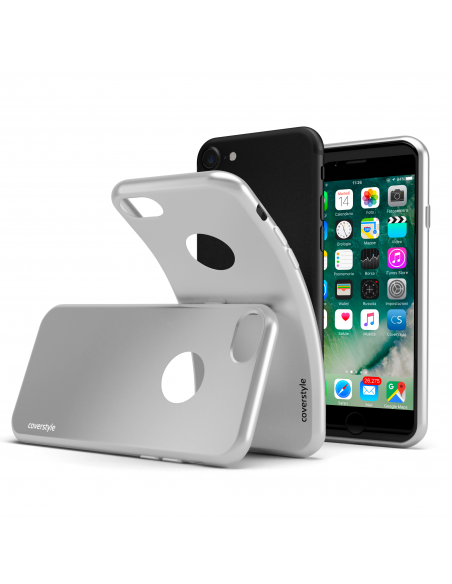 Custodia Flessibile Cromata Opaca per iPhone 7/8 (4.7") - ChromFlex TOTAL