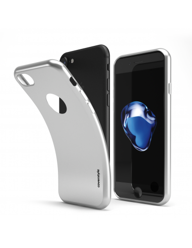 Custodia Flessibile Cromata Opaca per iPhone 7/8 (4.7") - ChromFlex TOTAL