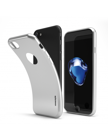 Custodia Flessibile Cromata Opaca per iPhone 7/8 (4.7") - ChromFlex TOTAL