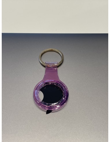 AirFlex® - Portachiavi in TPU per AirTag - Rosa Trasparente