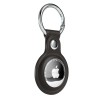 AirLeath® - Portachiavi in Ecopelle per AirTag - Nero
