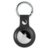 AirLeath® - Portachiavi in Ecopelle per AirTag - Nero