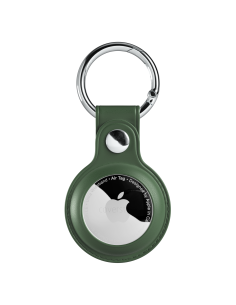 AirLeath® - Portachiavi in Ecopelle per AirTag - Verde 2