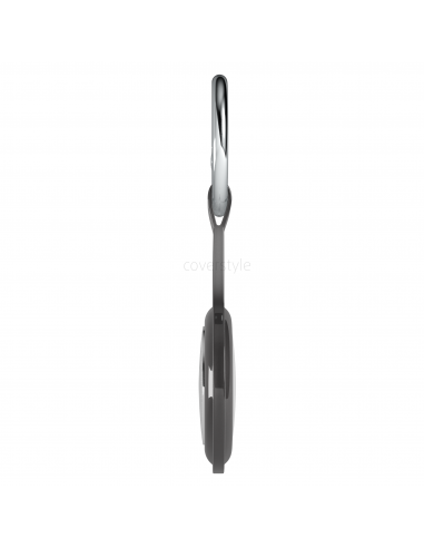 AirFlex® - Portachiavi in TPU per AirTag - Nero Trasparente