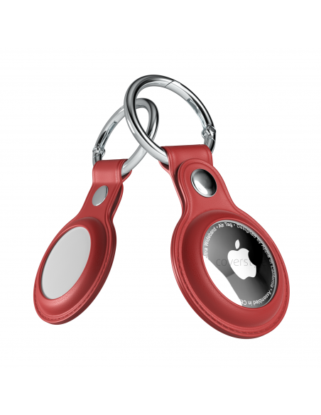 AirLeath® - Portachiavi in Ecopelle per AirTag - Rosso AirLeath® - Portachiavi in Ecopelle per AirTag - Rosso