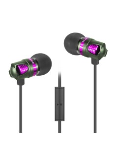 id America - Auricolari Spark in Alluminio HD - Cherry Green