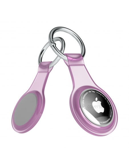 AirFlex® - Portachiavi in TPU per AirTag - Rosa Trasparente AirFlex® - Portachiavi in TPU per AirTag - Rosa Trasparente