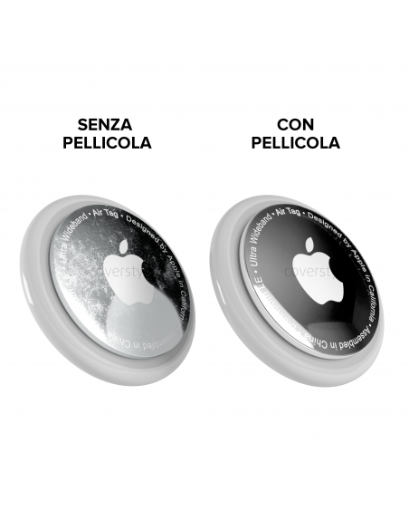 AirProtector® - Pellicola Protettiva in TPU Trasparente per AirTag - Fronte/Retro AirProtector® - Pellicola Protettiva in TPU Trasparente per AirTag - Fronte/Retro