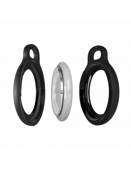 AirLock® - Portachiavi in Policarbonato a Chiusura Sicura per AirTag - Nero AirLock® - Portachiavi in Policarbonato a Chiusura Sicura per AirTag - Nero