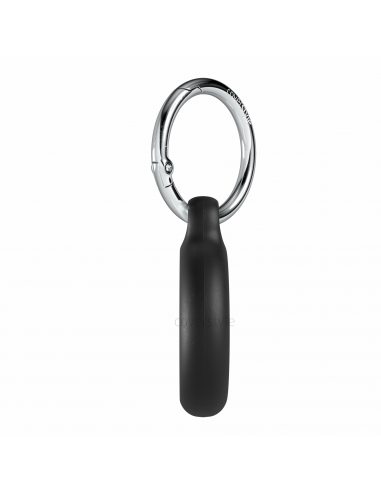 AirLock® - Portachiavi in Policarbonato a Chiusura Sicura per AirTag - Nero