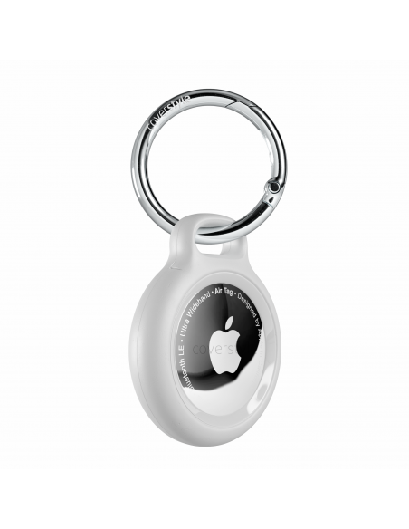 AirLock® - Portachiavi in Policarbonato a Chiusura Sicura per AirTag - Bianco AirLock® - Portachiavi in Policarbonato a Chiusura Sicura per AirTag - Bianco