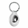 AirLock® - Portachiavi in Policarbonato a Chiusura Sicura per AirTag - Bianco